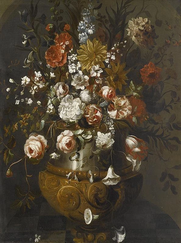 Natura morta con fiori - attribuito